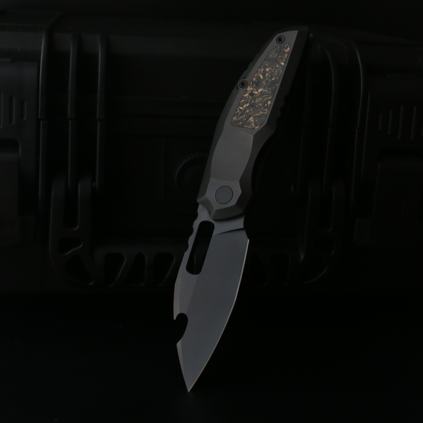 808 Attack S90V Steel Ti Handle(Carbon fiber)
