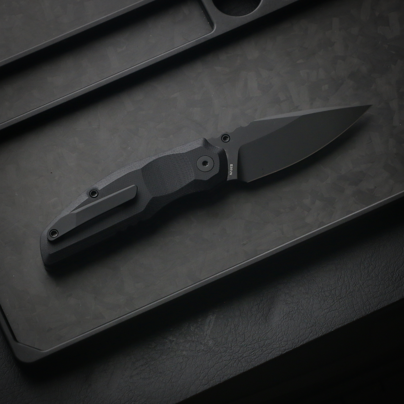 808Sustain CPM-S35VN Steel Black G10 Handle