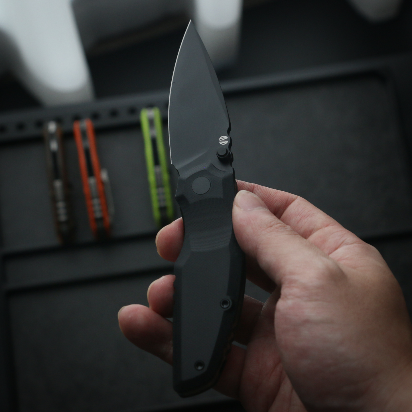 808Sustain CPM-S35VN Steel Black G10 Handle