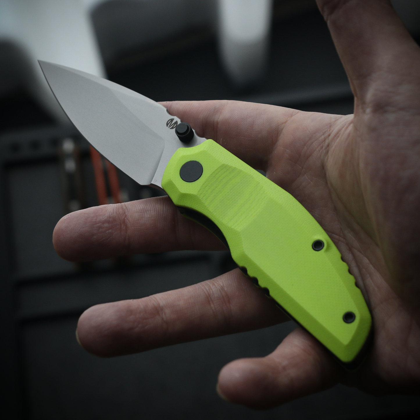 808Sustain CPM-S35VN Steel Green G10 Handle